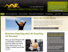 Tablet Screenshot of dragonspiritcoaching.com